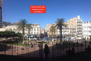 ORAN PLACE JEANNE D ARC VUE DE LA CATHEDRALE